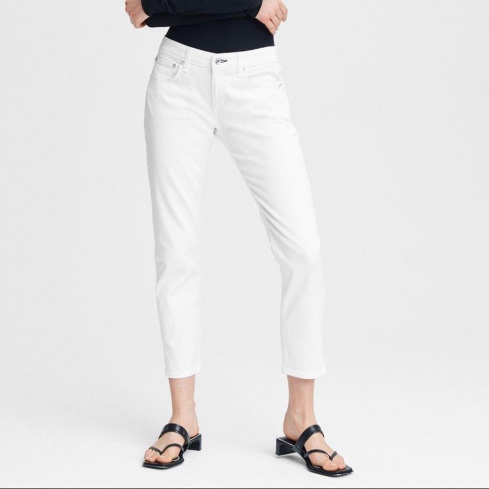 rag & bone Crisp White Skinny Jeans